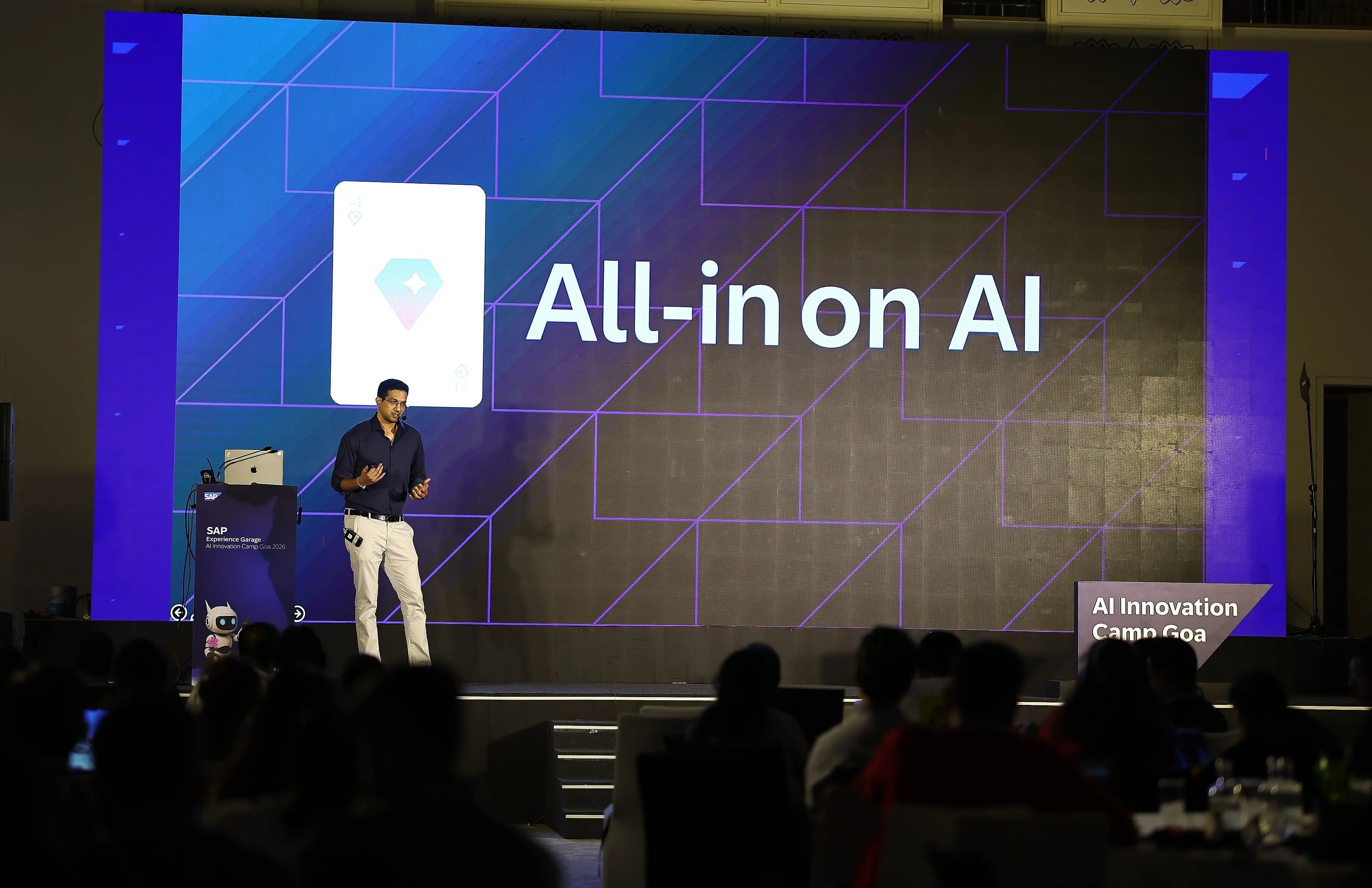 AI Innovation Camp speaking photo